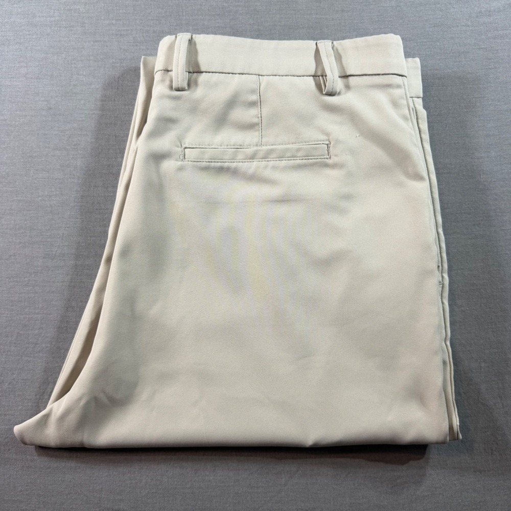 Callaway Golf Pants Mens 40x30 Beige Excellent Performance‎ Flat Front Chinos